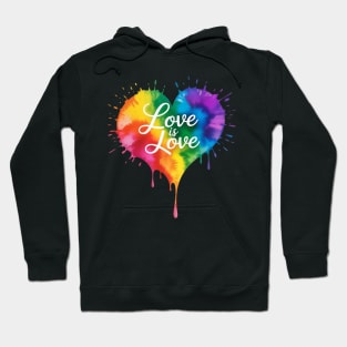 Love Is Love Proud Ally LGBT Pride Month Hoodie